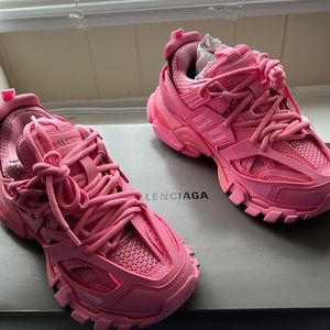 Pink Balenciaga Track Sneakers